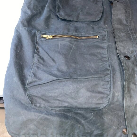 Australian Stockmans Oilskins Feathertop Vest Mens XL Brown Lined Utility Chore - Picture 7 of 10